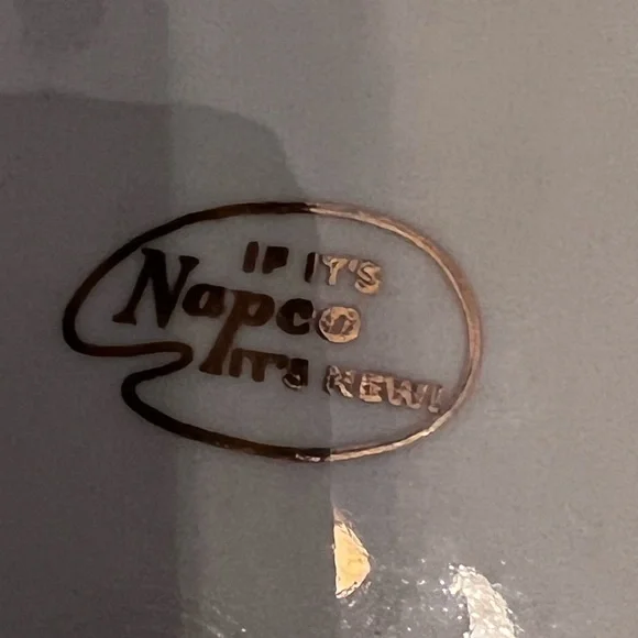 RARE Vintage Antique 1960's NAPCO Let's Have A Pizza Party Platter
